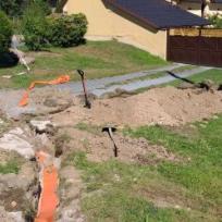 Výkopové práce a pokládka HDPE včetně rozvaděčů
