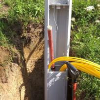 Výkopové práce a pokládka HDPE včetně rozvaděčů